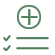 icono de un más y dos líneas