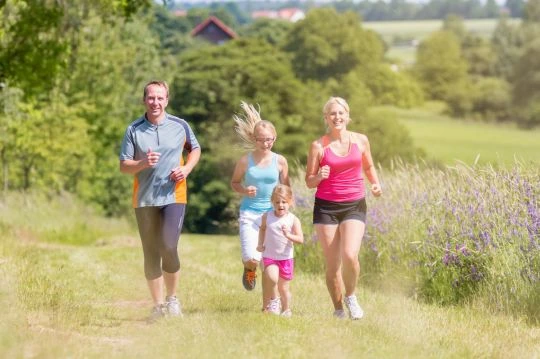 Running en familia
